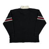 Guinness Striped Rugby Shirt - 2XL Black Cotton