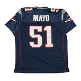 New England Patriots Reebok Nfl Football Jersey - 2XL Navy Polyester