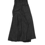 VICKY VALERE Womens Black Sparkle Halter Midi Dress Polyester Blend XS Elegant
