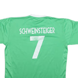 ADIDAS German 2012-13 Away Football Shirt Schweinsteiger 7 Mens Green & White XL
