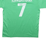 ADIDAS German 2012-13 Away Football Shirt Schweinsteiger 7 Mens Green & White XL
