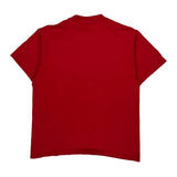Nike T-Shirt - Medium Red Cotton