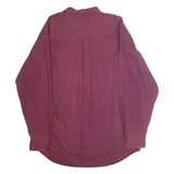 CAMBRIDGER CLASSICS Mens Maroon Casual Shirt XL Button Front Chest Pocket