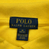 Age 10-12 Polo By Ralph Lauren Polo Shirt - Medium Yellow Cotton