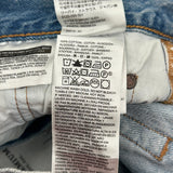 501 Levis Jeans - 29W 30L Light Wash Cotton
