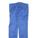 CARHARTT Mens Regular Blue Cotton Blend Trousers W32 L32 Casual Workwear Zip