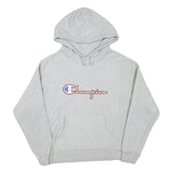 CHAMPION Womens Grey Hoodie XL Cotton Blend Pullover Hooded Sweatshirt
