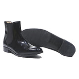 AQUATALIA Womens Chelsea Boots Black Leather UK 4 Stylish Classic Elegant