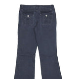 UNION BAY Womens Dark Blue Relaxed Flared Denim Jeans W26 L32 Classic Comfort