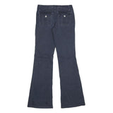 UNION BAY Womens Dark Blue Relaxed Flared Denim Jeans W26 L32 Classic Comfort