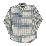 Chaps Ralph Lauren Checked Shirt - Medium Blue Cotton