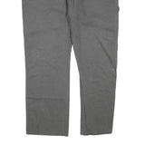 DICKIES Womens Grey Cotton Blend Regular Straight Trousers W40 L30 Workwear