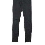LEVI'S Womens Black Slim Skinny Denim Medium Wash W22 L27 Stretch Cotton Blend
