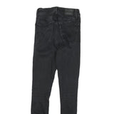 LEVI'S Womens Black Slim Skinny Denim Medium Wash W22 L27 Stretch Cotton Blend