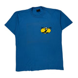 Single Stitch Looney Tunes Changes Cartoon T-Shirt - Large Blue Cotton