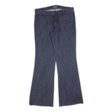 OLD NAVY Womens Regular Fit Flared Denim Jeans Blue W32 L32