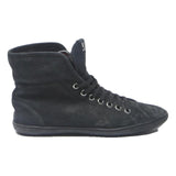 LOUIS VUITTON Mens Black Leather High Top Trainers UK 6 Premium Designer