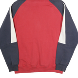 COLLOSEUM Mens Red & Navy Fresno State Bulldogs Hoodie L Cotton Hooded