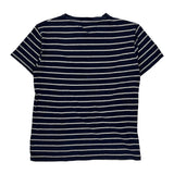 Polo By Ralph Lauren Striped T-Shirt - Medium Blue Cotton