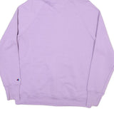 CHAMPION Mens Purple Pullover Hoodie L Cotton Blend Casual Streetwear
