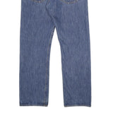 LEVI'S 501 Mens Jeans Blue Classic Straight Denim Medium W36 L32 Button Closure