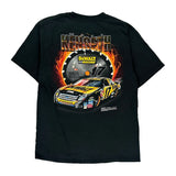Dewalt Racing Hanes Nascar T-Shirt - Medium Black Cotton