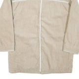LEVI'S Mens Beige & Cream Button Jacket M Polyester Blend Corduroy Casual