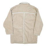 LEVI'S Mens Beige & Cream Button Jacket M Polyester Blend Corduroy Casual