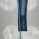 Rock 47 Boot Cut Jeans - 31W UK 10 Blue Cotton Blend