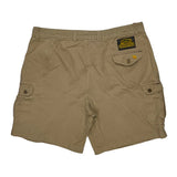 Adventure Wear Camel Cargo Cargo Shorts - 36W 6L Khaki Cotton