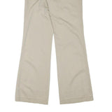 J.CREW Womens Cotton Blend Beige Regular Fit Straight Leg Trousers W31 L32