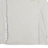 KAPPA Womens White & Cream Long Sleeve Crew Neck Logo T-Shirt L Casual Cotton