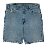 505 Levis Denim Shorts - 36W 10L Light Wash Cotton
