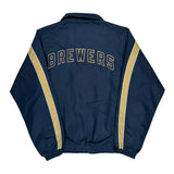 Milwaukee Brewers Mlb Windbreaker - XL Gold Polyester