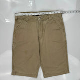 Carhartt Carpenter Shorts - 34W 11L Khaki Cotton