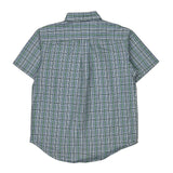 Age 6 Ralph Lauren Checked Short Sleeve Shirt - Small Blue Cotton