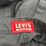 Levis Cargo Shorts - 36W 11L Black Cotton