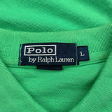 Polo By Ralph Lauren Polo Shirt - Large Green Cotton