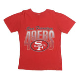 Mens Red San Francisco 49ers Graphic T-Shirt M Short Sleeve Crew Neck Casual