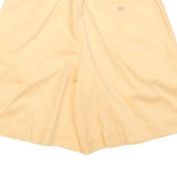 LIZ CLAIBORNE Womens Yellow Casual Shorts M W26 Cotton Blend Relaxed Fit