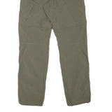 VAUDE Mens Regular Fit Zip Closure Polyester Blend Beige Trousers W27 L30