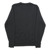 CHAMPION Mens Black S Crew Neck Cotton Blend Sweatshirt Pullover
