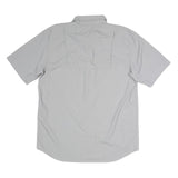 CARHARTT Mens Grey Workwear Polyester Blend Shirt M Button Down Pockets