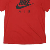 NIKE Mens Red Graphic T-Shirt M Short Sleeve Crew Neck Casual Sportswear