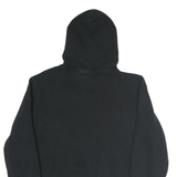 PUMA Mens Black Hoodie M Cotton Pullover Logo Sweatshirt Casual