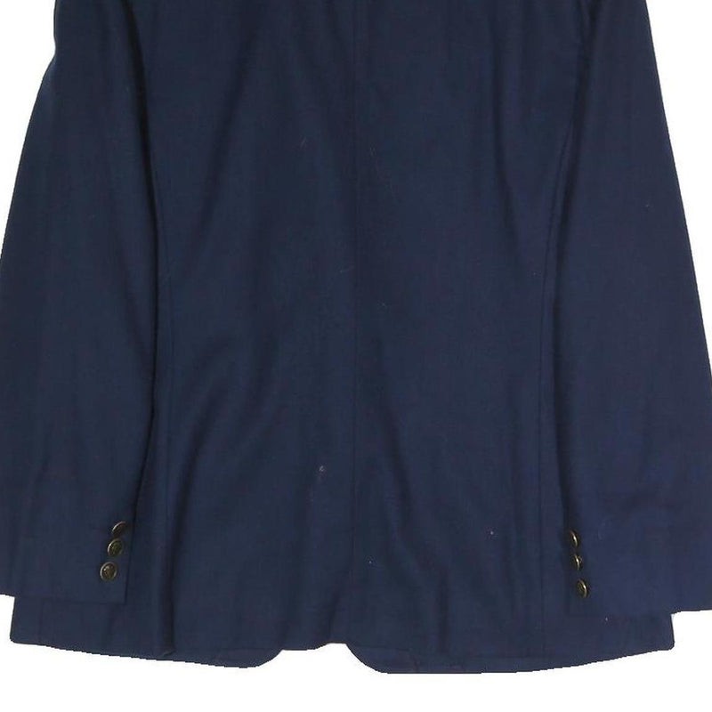 PENDLETON Womens Navy Wool Classic Jacket UK 10 Button Plain Elegant Tailored