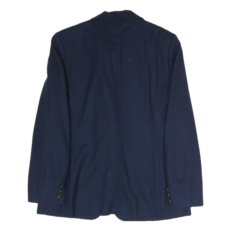 PENDLETON Womens Navy Wool Classic Jacket UK 10 Button Plain Elegant Tailored