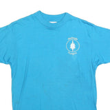 HANES Mens Blue Starbright Voyagers Graphic T-Shirt L Short Sleeve Crew Neck