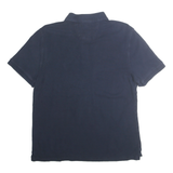 NAUTICA Mens Blue Short Sleeve Classic Fit Cotton Polo Shirt L