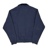Nike Track Jacket - Large Navy Cotton Blend